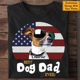 Best Dog Dad Ever Personalized T-Shirt TS-TT2987